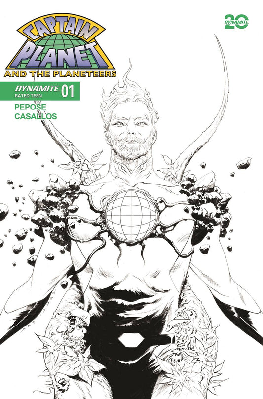 CAPTAIN PLANET #1 CVR L 10 COPY INCV LEE LINE ART (C: 1-1-2)