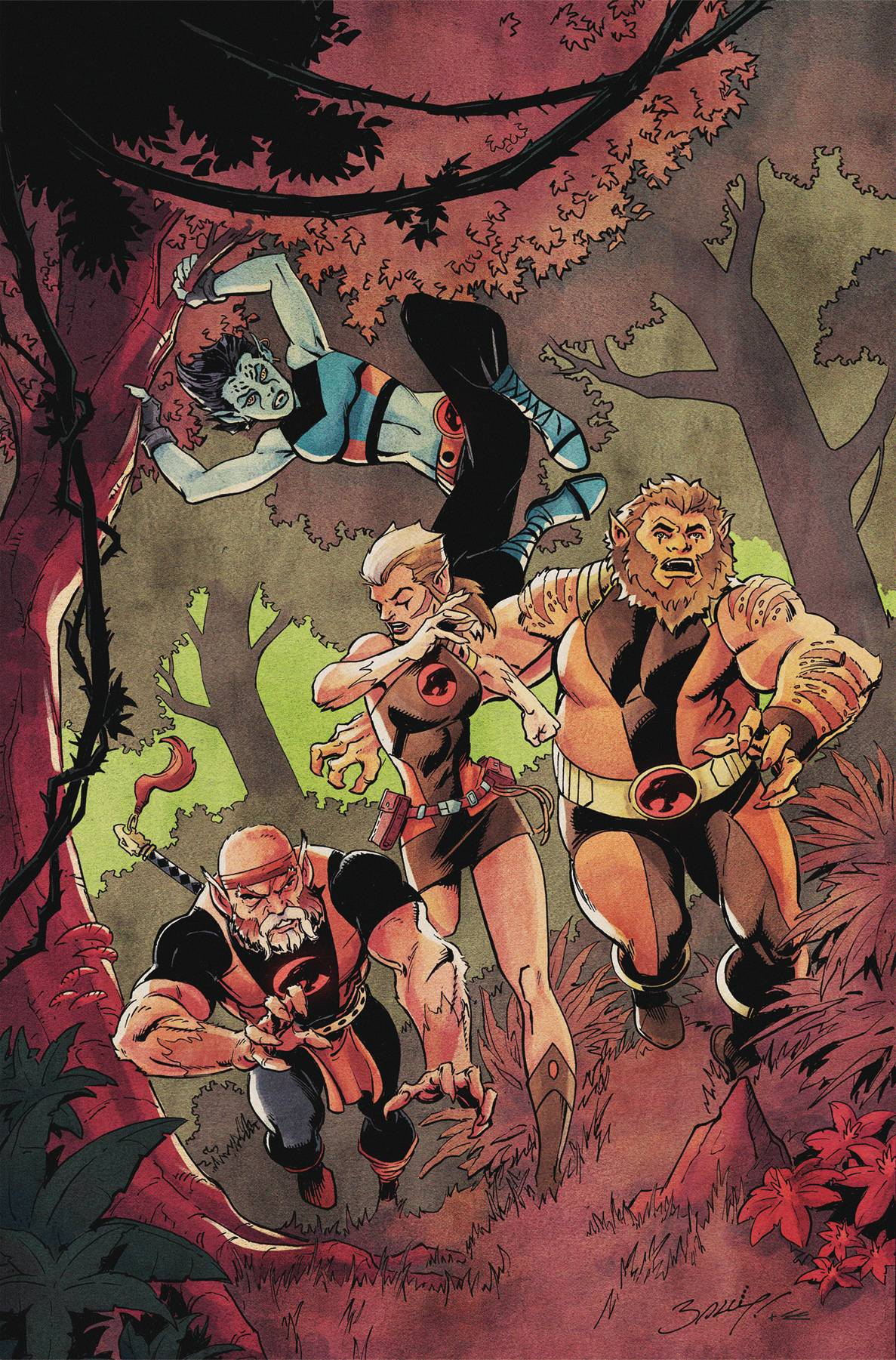 THUNDERCATS LOST #2 CVR O 15 COPY INCV BAGLEY VIRGIN (C: 1-0