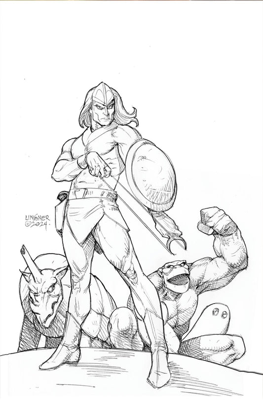 HERCULOIDS #3 CVR M 15 COPY INCV LINSNER LINE ART VIRGIN (C: