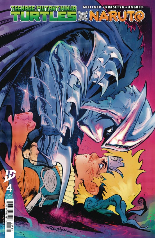 TEENAGE MUTANT NINJA TURTLES X NARUTO #4 100 COPY GLEASON