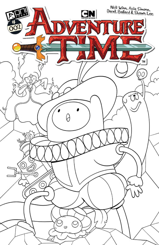 ADVENTURE TIME (2025) #2 CVR F 50 COPY INCV B&W