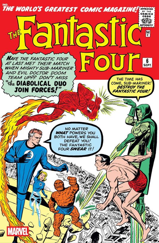 FANTASTIC FOUR #6 FACSIMILE ED FOIL VAR (NET)