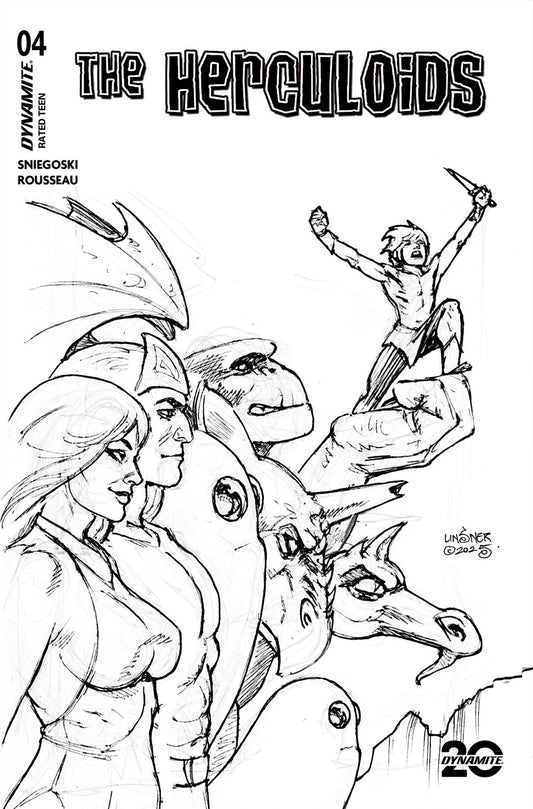 HERCULOIDS #4 CVR G 10 COPY INCV LINSNER LINE ART (C: 1-1-2)