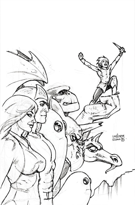 HERCULOIDS #4 CVR I 15 COPY INCV LINSNER LINE ART (C: 1-1-2)