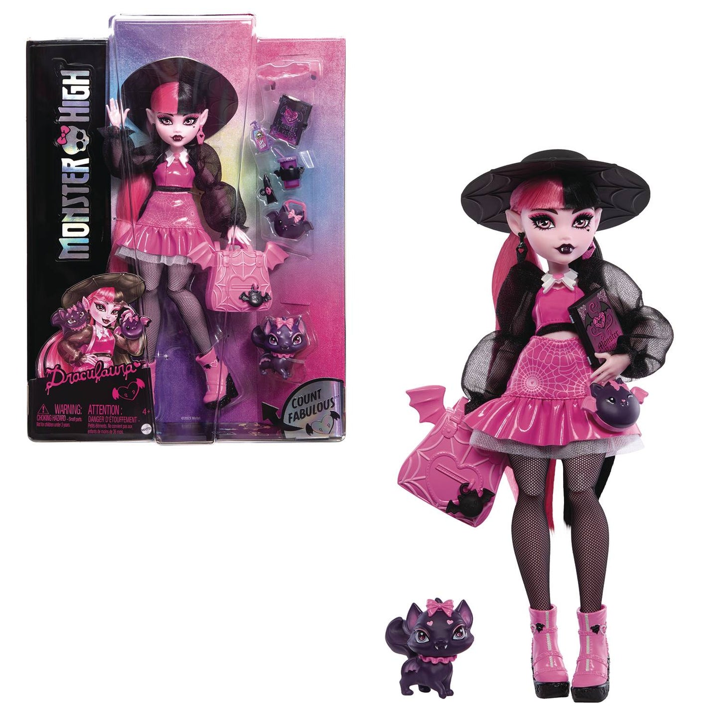 MONSTER HIGH DRACULAURA DOLL (NET) (C: 1-1-2)