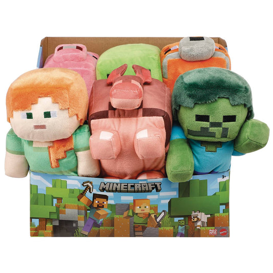 MINECRAFT 8IN BASIC PLUSH ASST (NET) (C: 1-1-2)