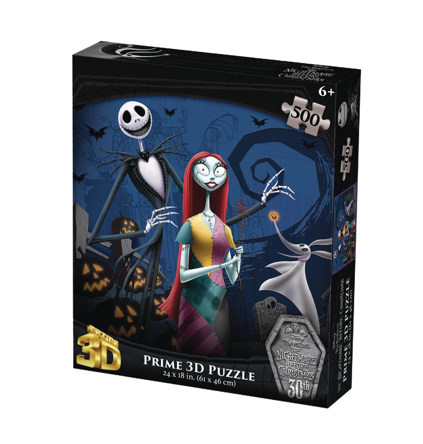 DISNEY NIGHTMARE BEFORE CHRISTMAS 500PC 24X18 3D PUZZLE (NET