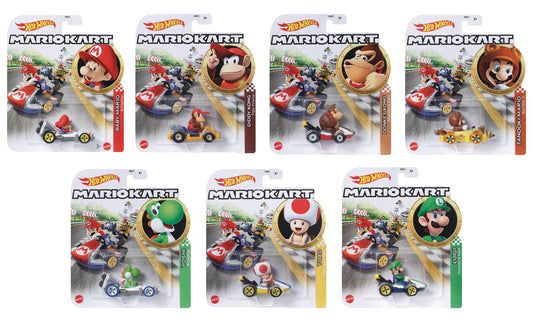 HOT WHEELS 2025 MARIO KART DIE-CAST WAVE P ASST (NET) (C: 1-
