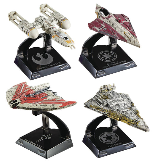 HOT WHEELS 2025 STAR WARS SELECT DIE-CAST WAVE T ASST (NET)