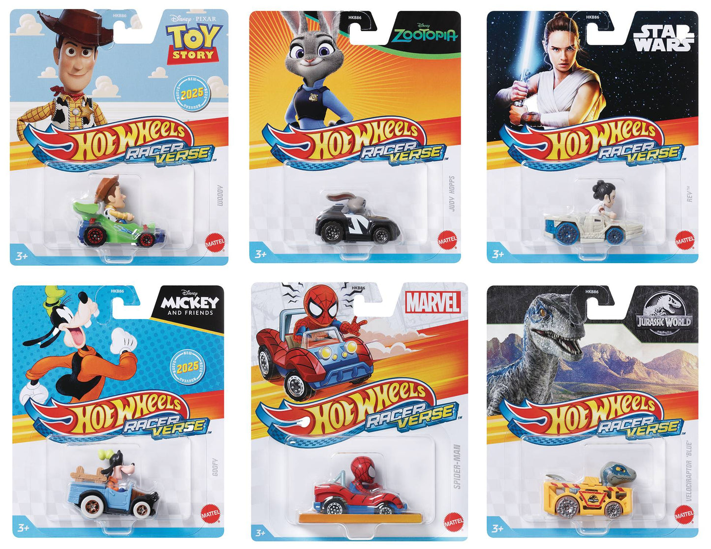 HOT WHEELS 2025 RACERVERSE DIE-CAST WAVE C ASST (NET) (C: 1-