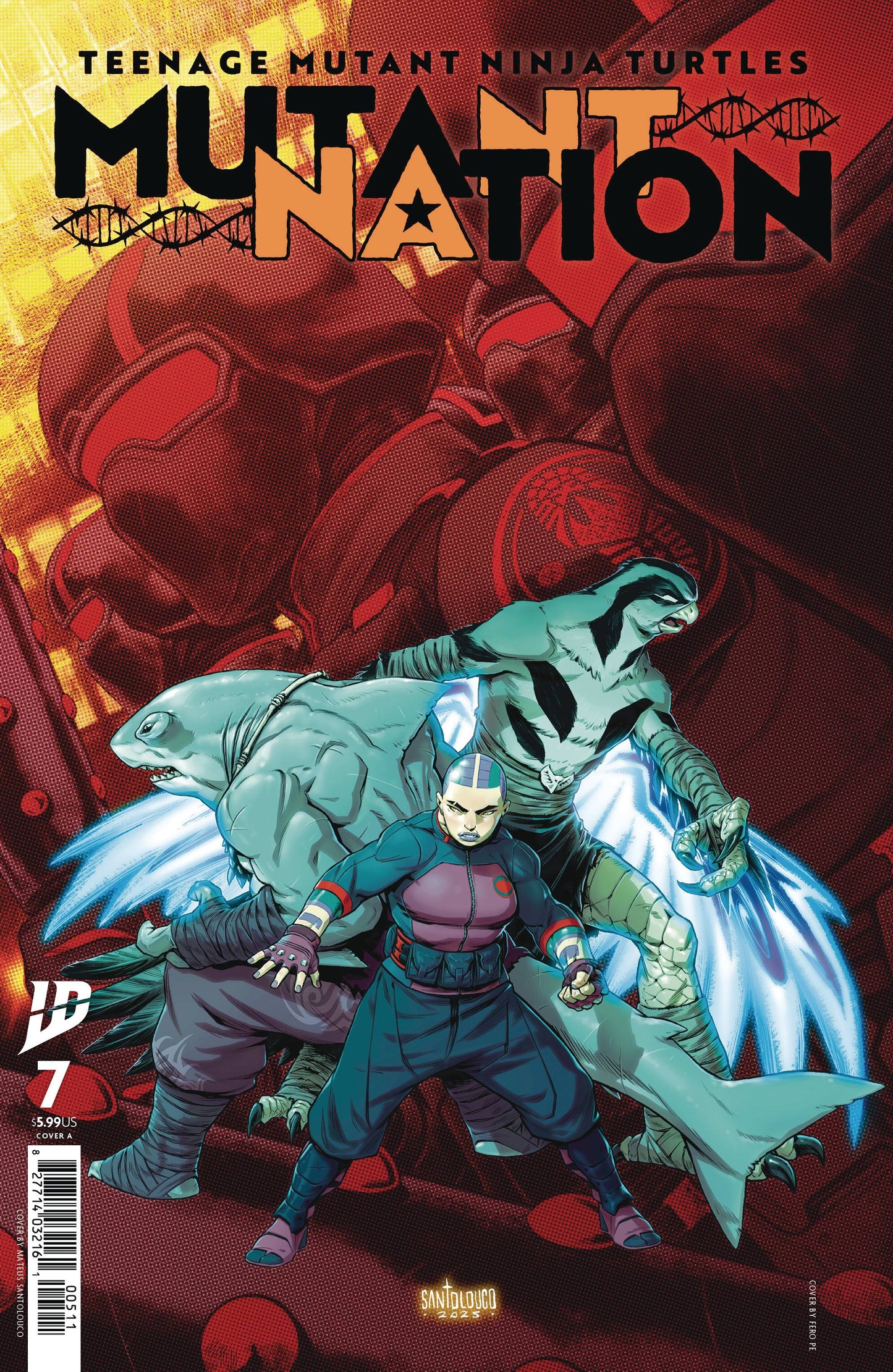 TMNT MUTANT NATION #7 CVR A SANTOLOUCO