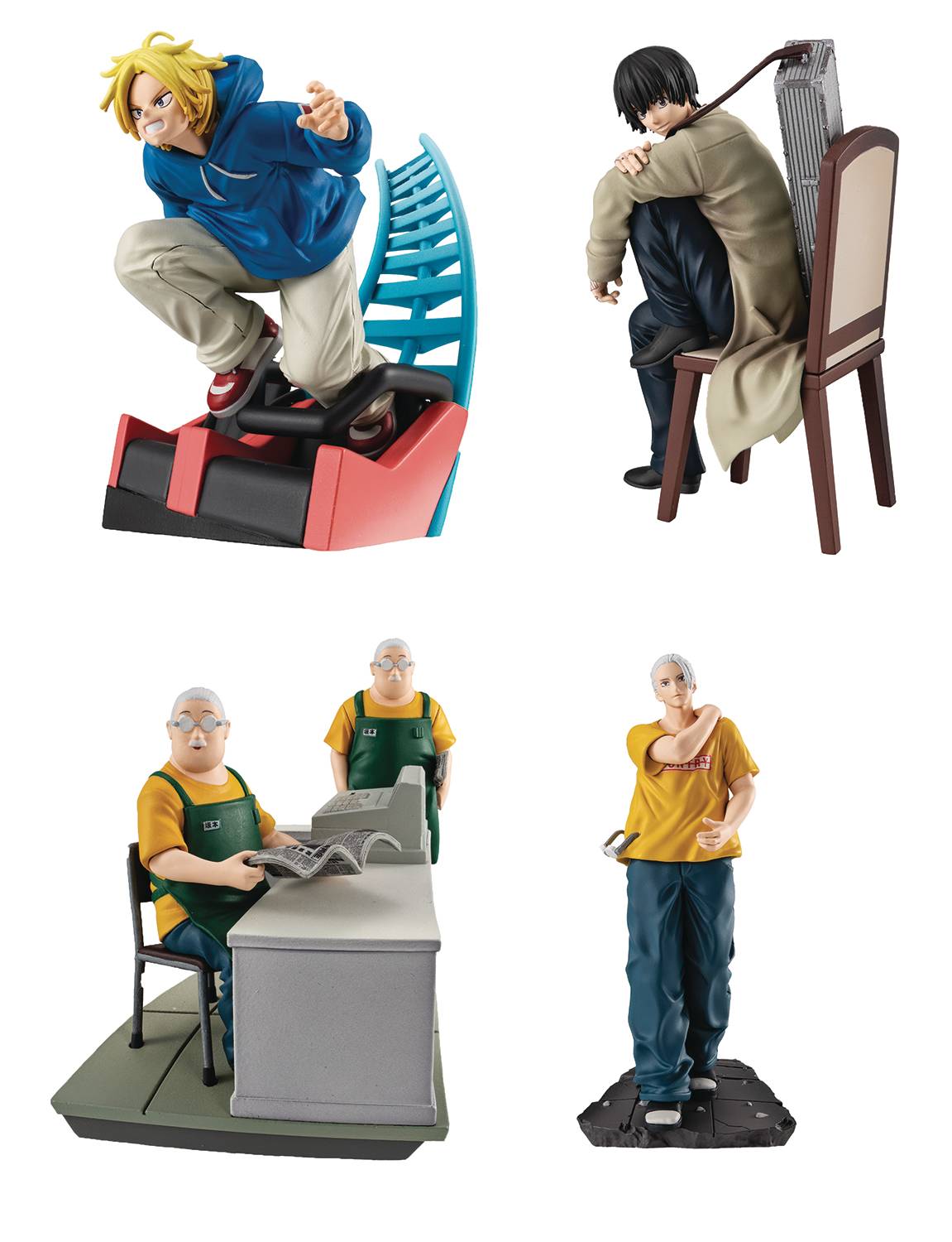 SAKAMOTO DAYS CUT OUT SCENES PETRITAMA EX FIG 4PC BOX (NET)