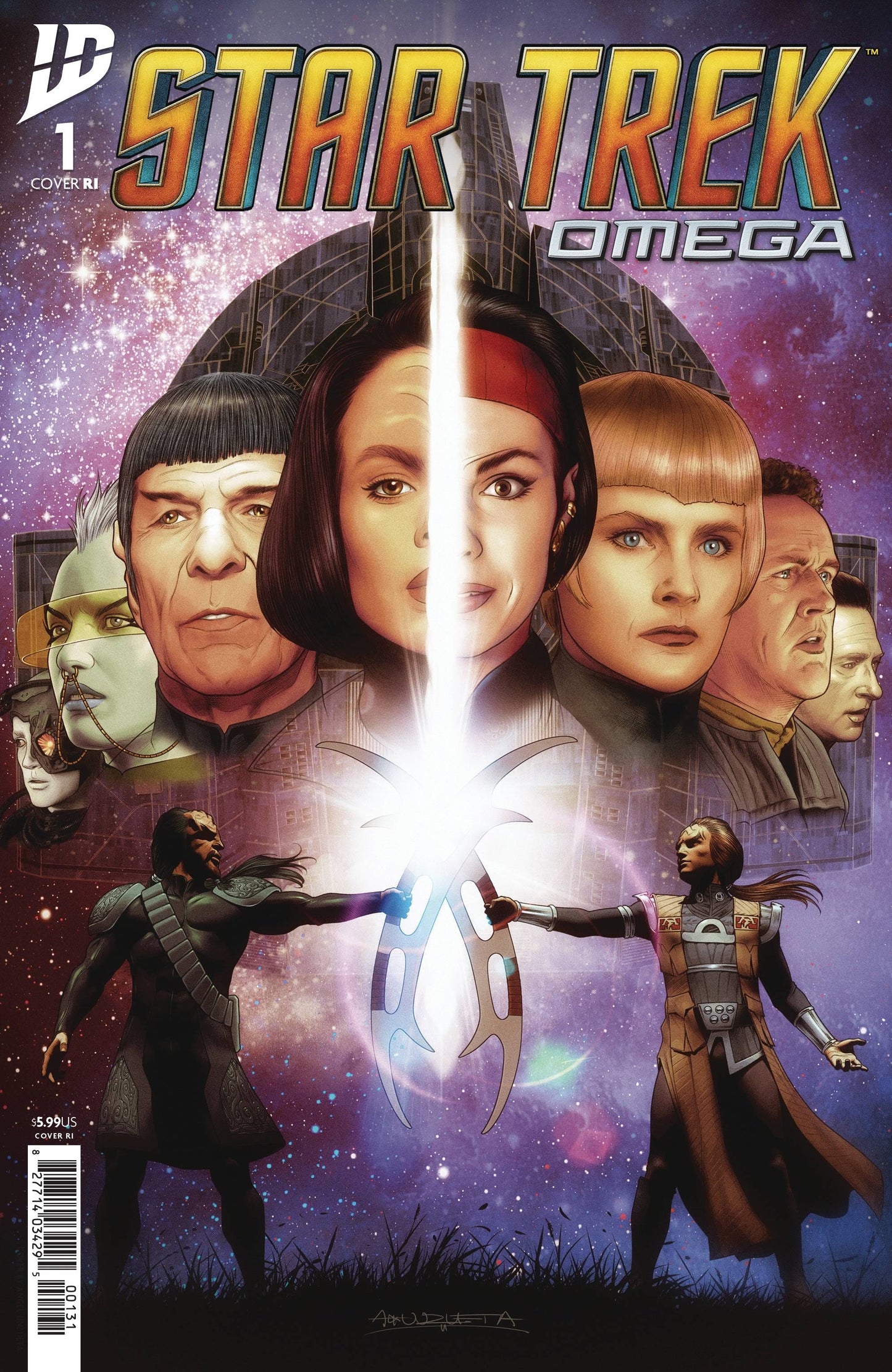 STAR TREK OMEGA #1 10 COPY UNZUETA INCV