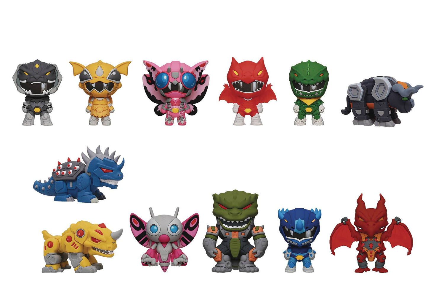 GODZILLA VS POWER RANGERS 3D FOAM BAG CLIP 24PC BMB DS (NET)