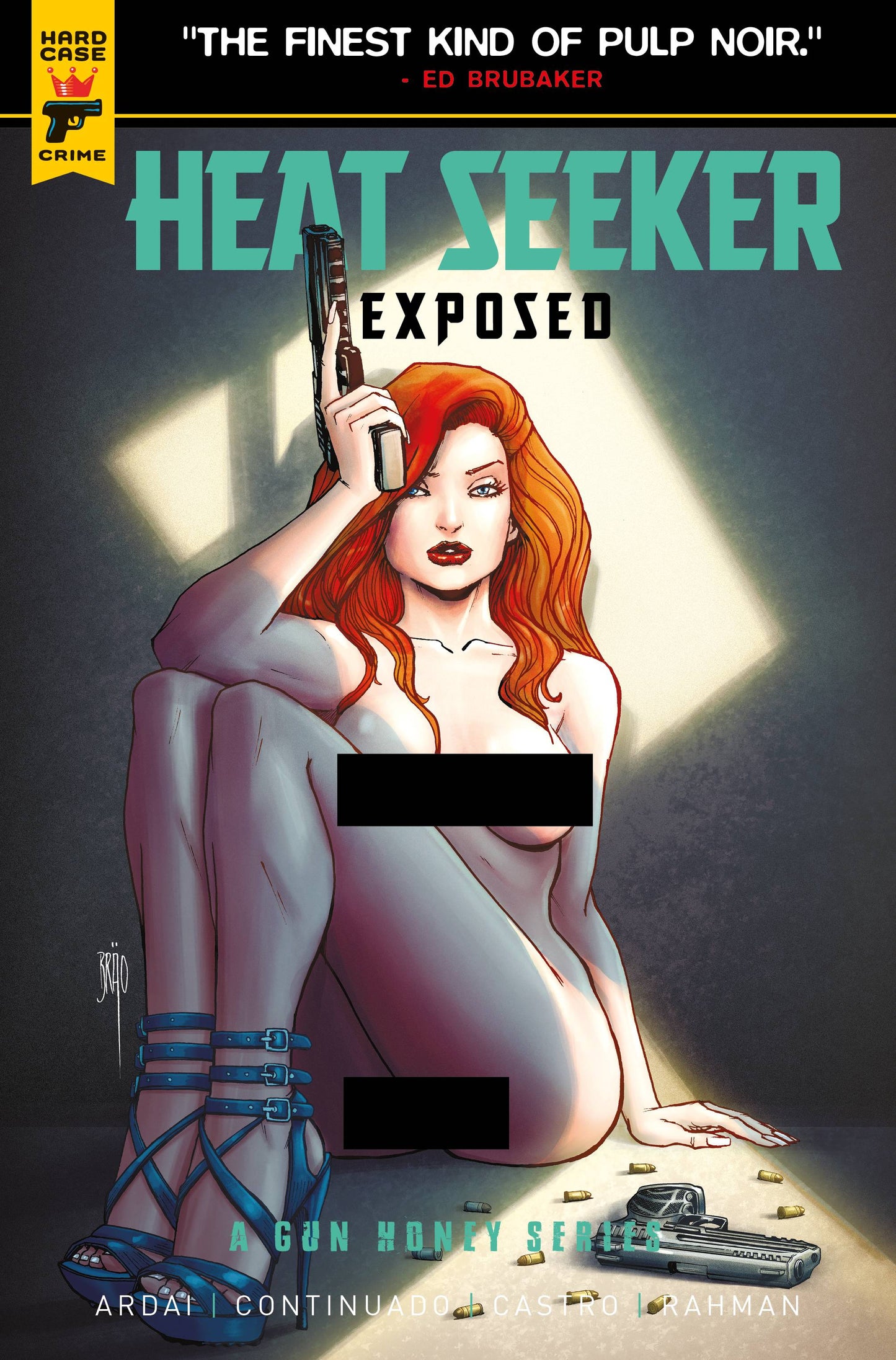 HEAT SEEKER EXPOSED GUN HONEY SERIES #2 CVR C BRAO NUDE BAGG