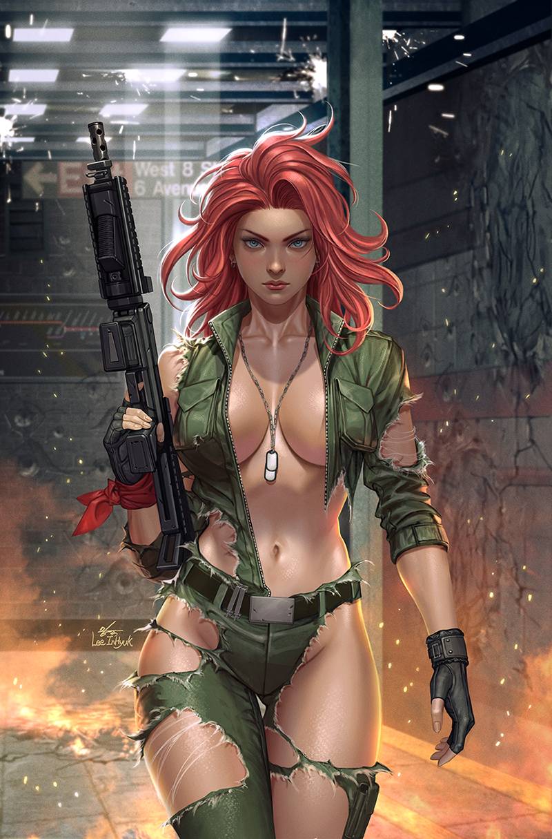 HEAT SEEKER EXPOSED GUN HONEY SERIES #2 CVR F LEE VIRGIN FOI