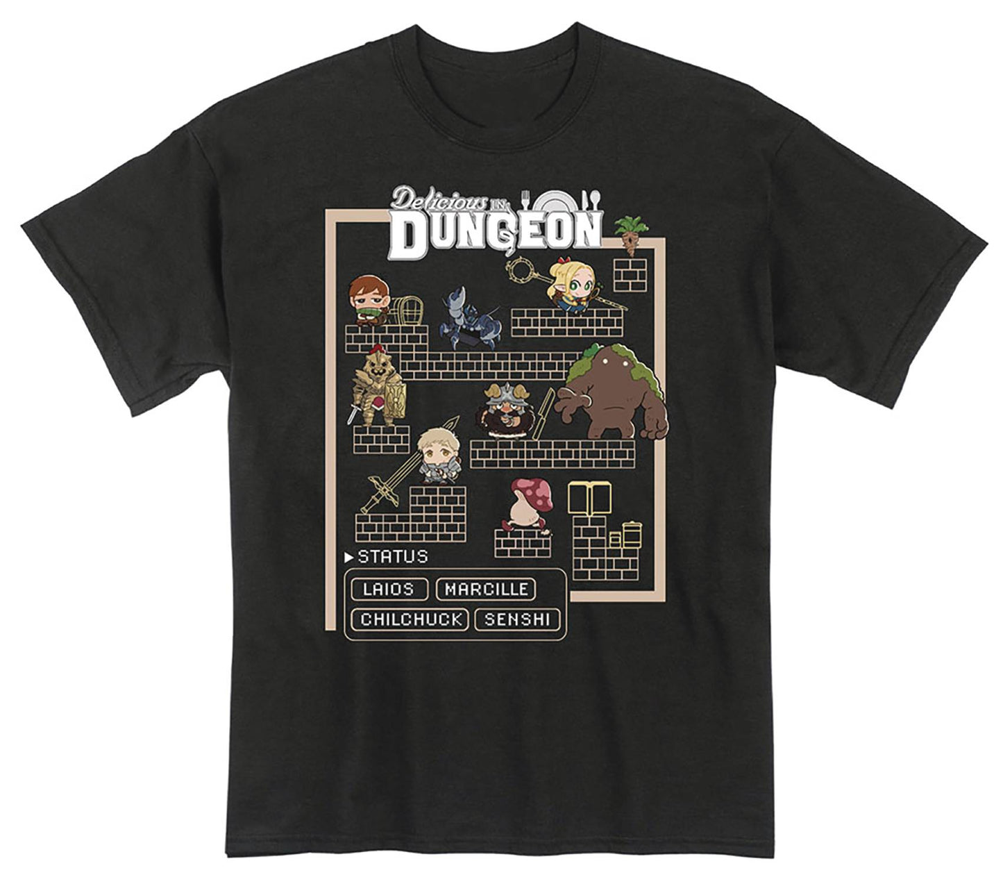 DELICIOUS IN DUNGEON CAST & MONSTERS T/S XXL (NET) (C: 1-1-2