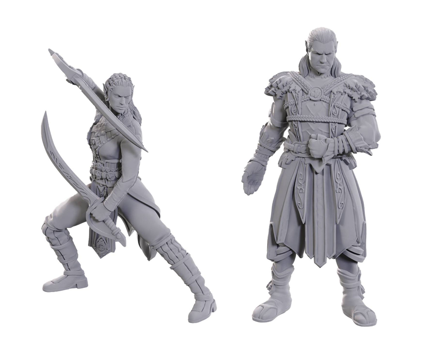 D&D NOLZURS MINIS BALDURS GATE 3 JAHEIRA & HALSIN (C: 0-1-2)