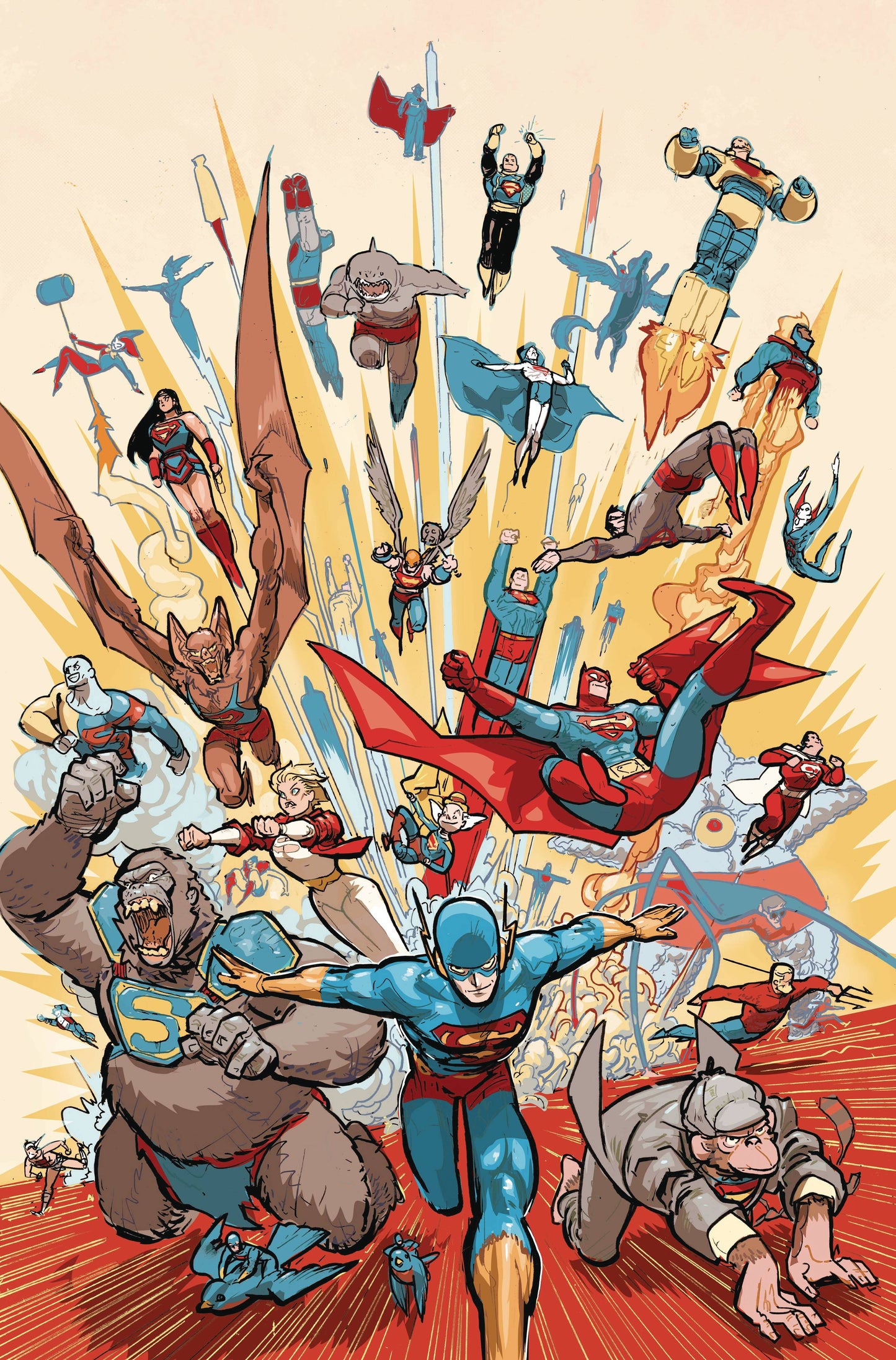 SUPERMAN #26 CVR E RILEY ROSSMO SUPERSMASH-UP CSV