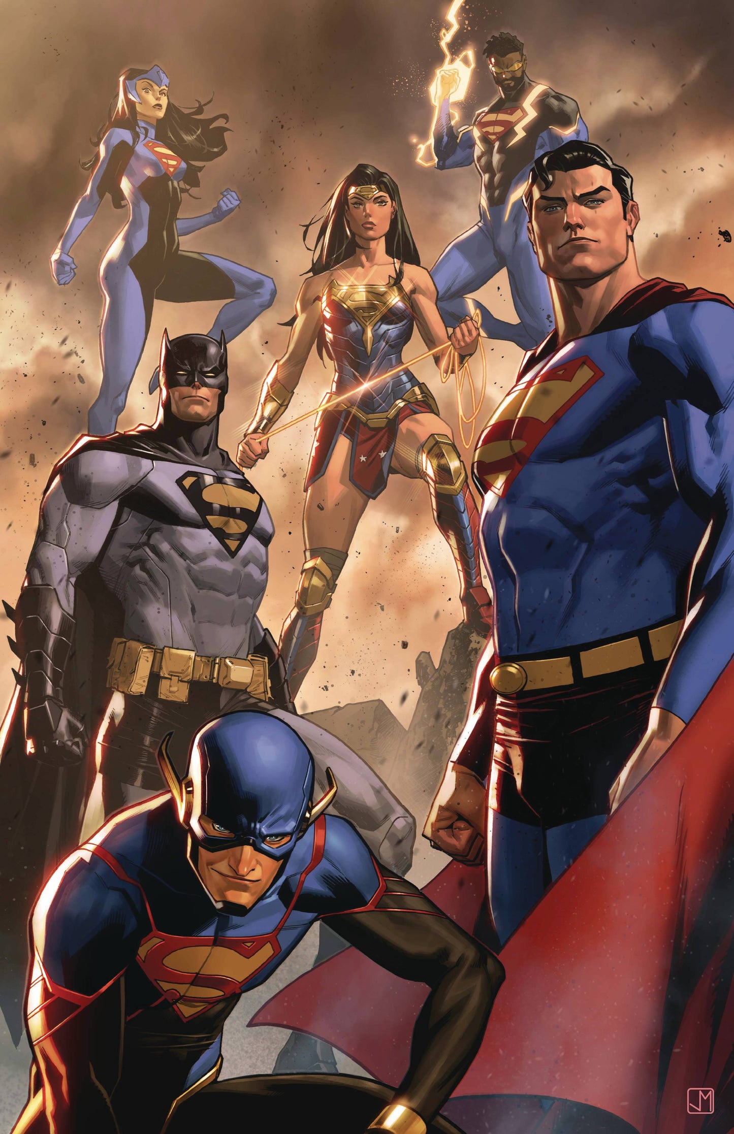 JUSTICE LEAGUE UNLIMITED #7 CVR E MOLINA SUPERSMASH-UP CSV