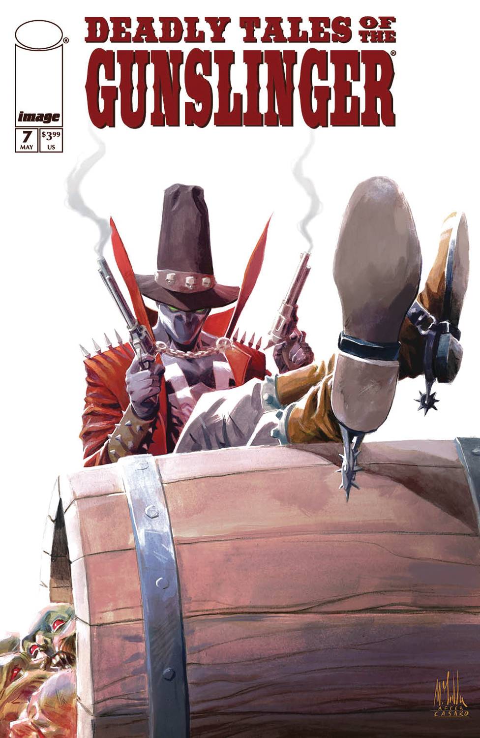 DEADLY TALES OF THE GUNSLINGER SPAWN #7 CVR B FAILLA VAR