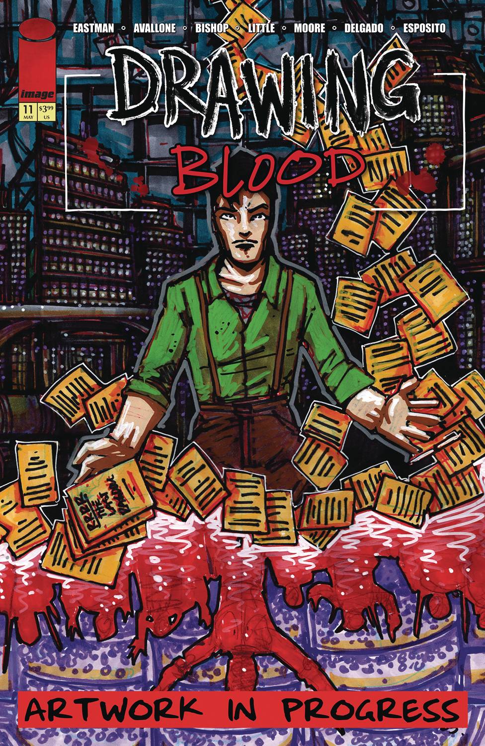 DRAWING BLOOD #11 (OF 12) CVR A KEVIN EASTMAN