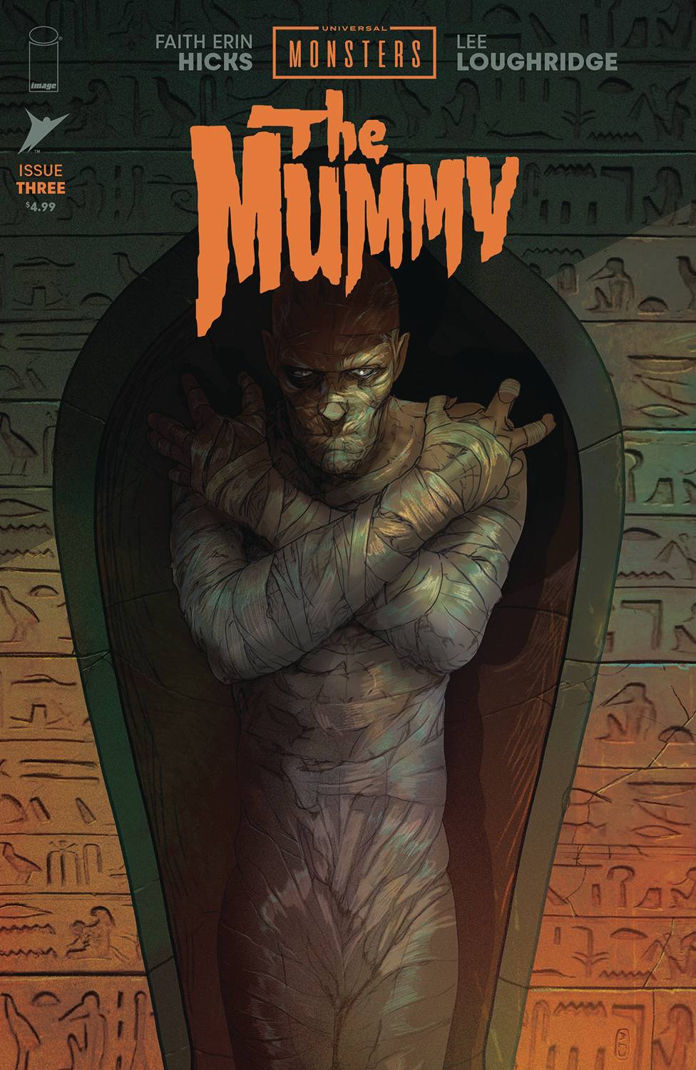 UNIVERSAL MONSTERS THE MUMMY #3 (OF 4) CVR E INC 1:50 WARD