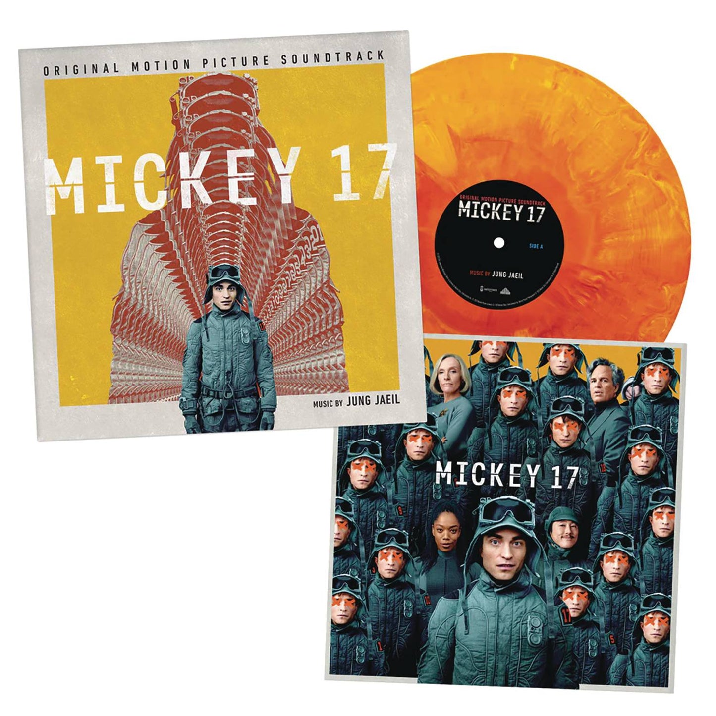 MICKEY 17 OST FIRE HAND POUR VINYL LP (NET) (C: 1-1-2)