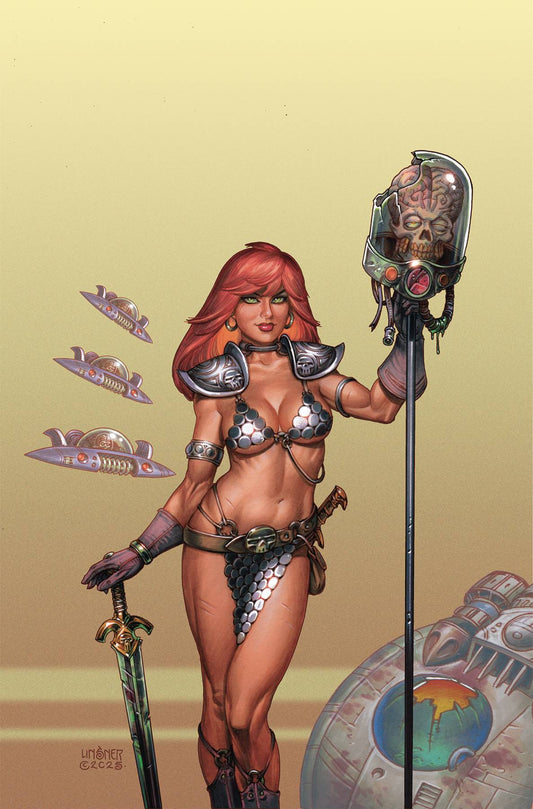 RED SONJA ATTACKS MARS #4 CVR D LINSNER LTD VIRGIN (C: 0-1-2