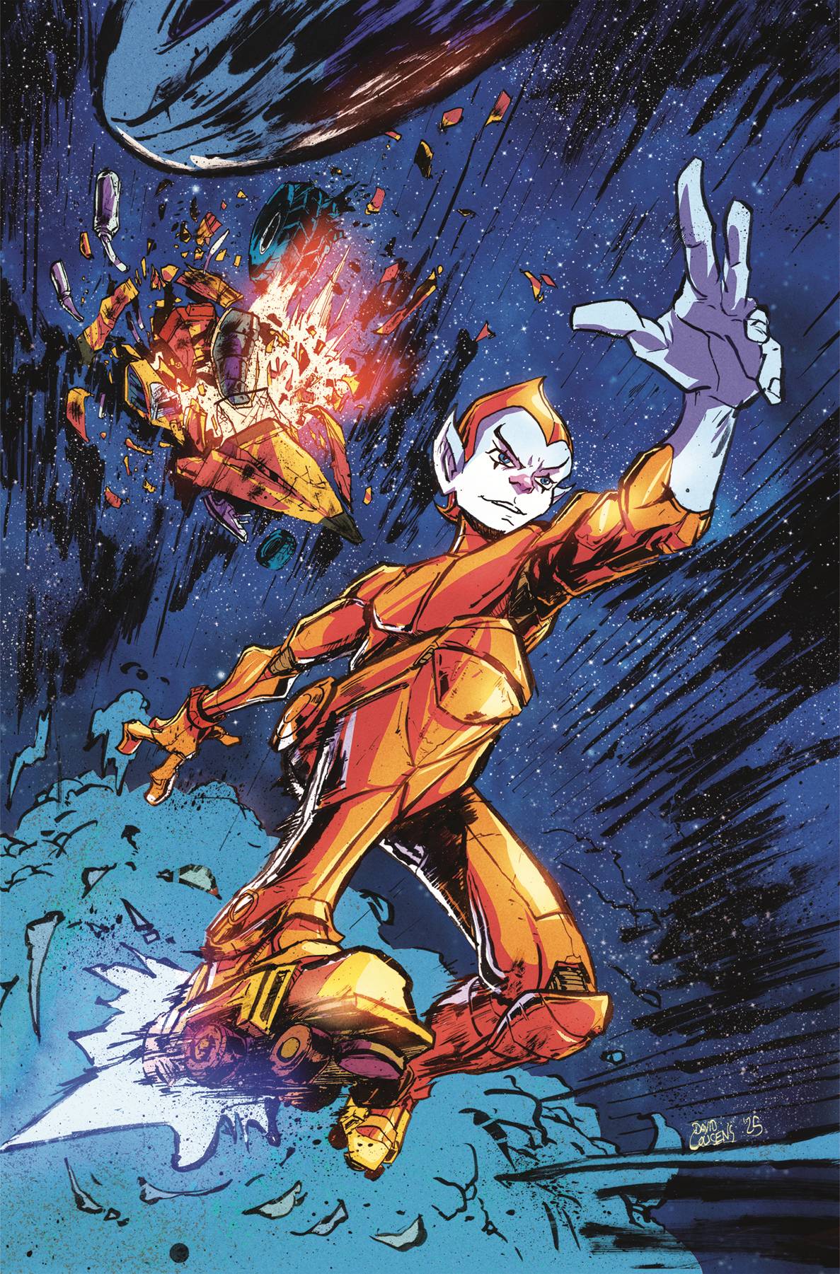SILVERHAWKS #6 CVR I 15 BATTLE DAMAGE VIRGIN (C: 1-0-0)