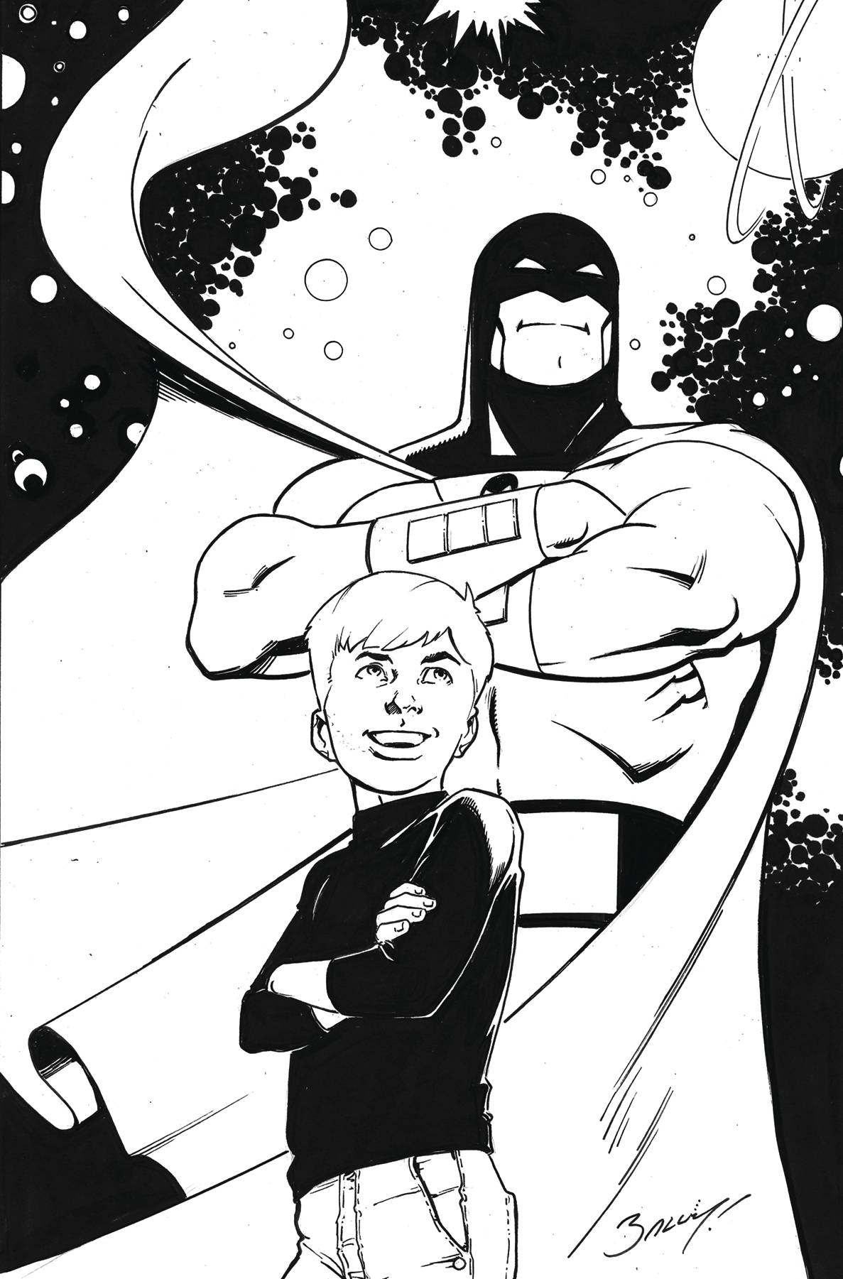 SPACE GHOST JONNY QUEST SPACE QUEST #4 CVR L 15 COPY INCV BA