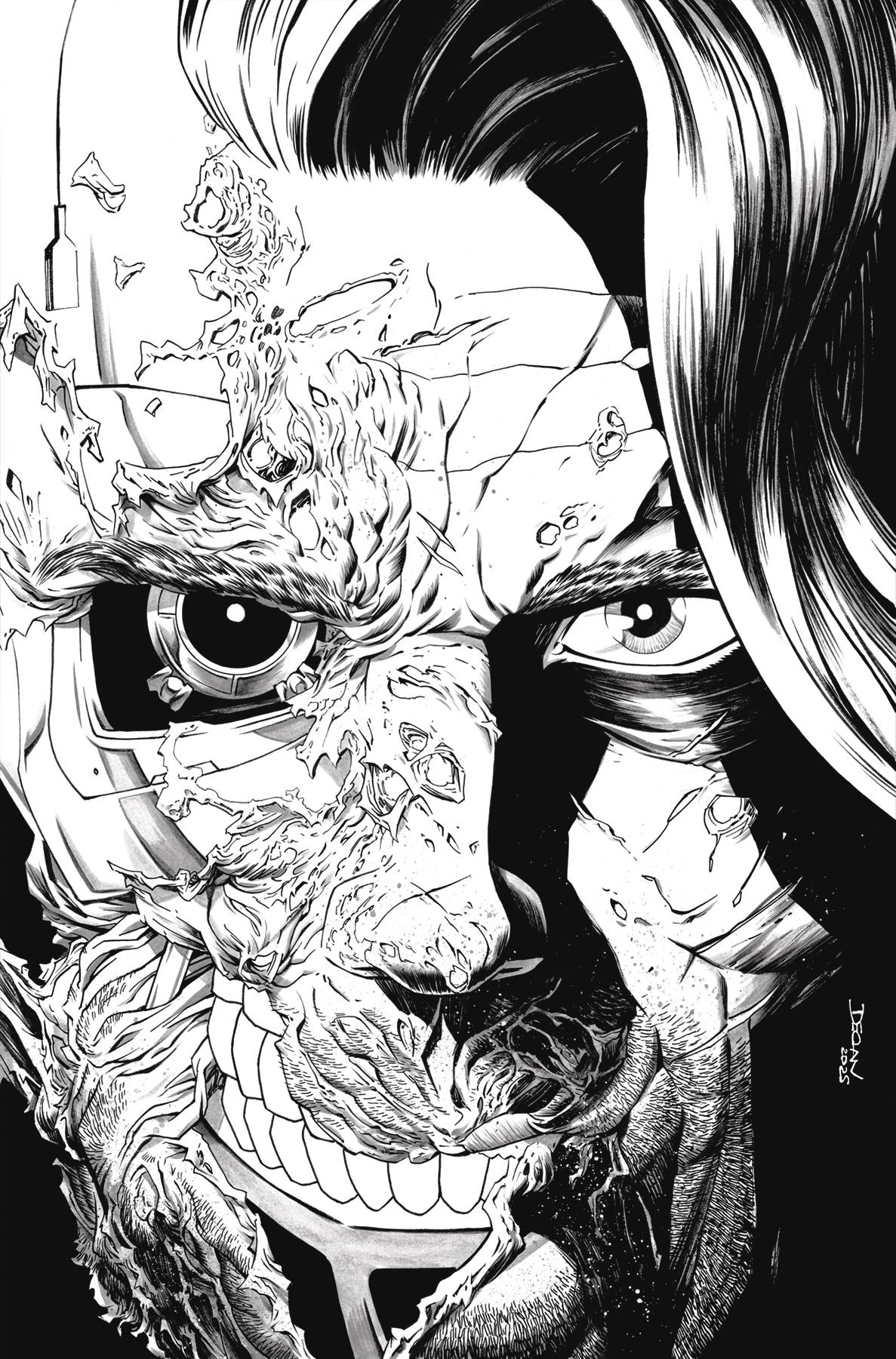 TERMINATOR #9 CVR H 15 COPY INCV SHALVEY LINE ART VIRGIN