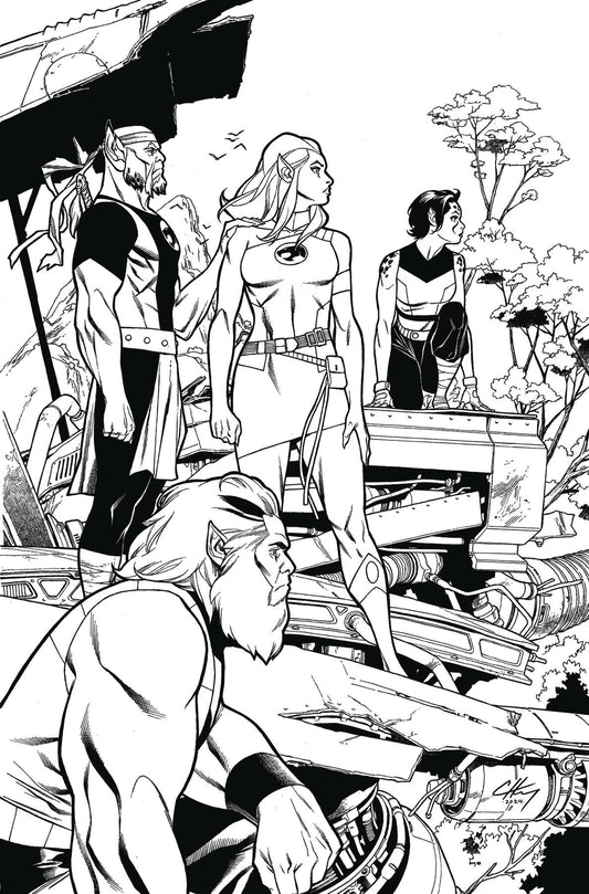 THUNDERCATS LOST #4 CVR J 15 COPY INCV HENRY LINE ART VIRGIN