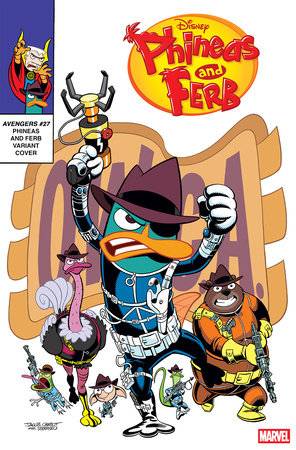 AVENGERS #27 JACOB CHABOT PHINEAS AND FERB VAR