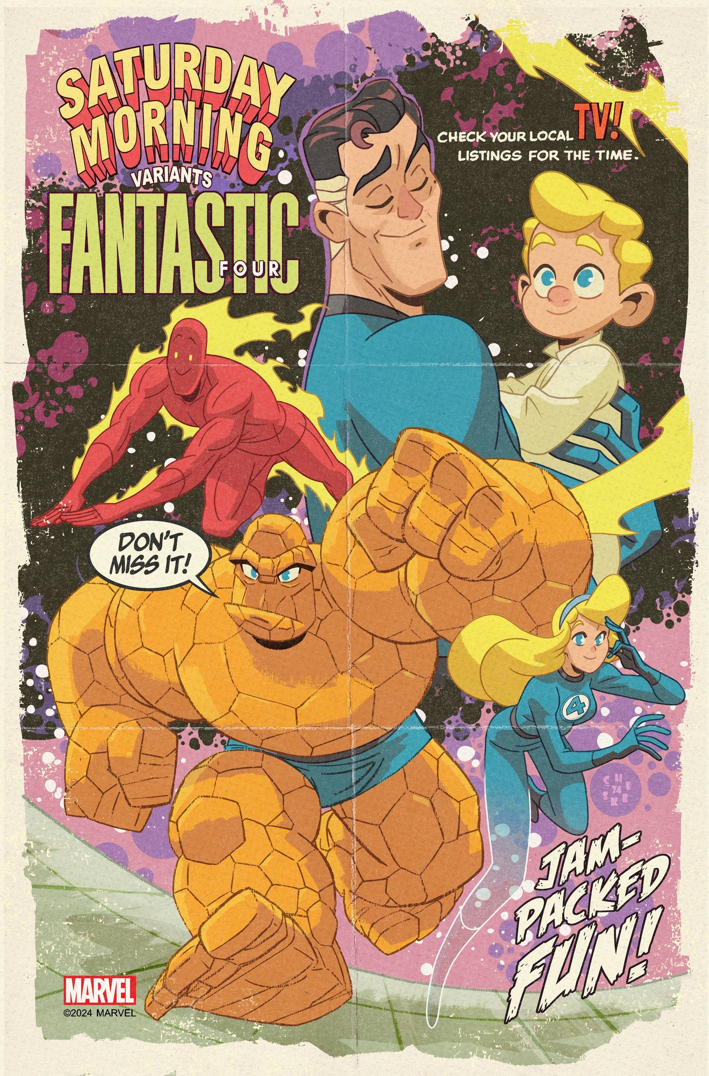 FANTASTIC FOUR #33 SEAN GALLOWAY SATURDAY MORNING VAR