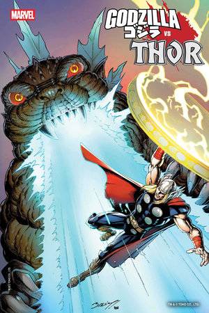GODZILLA VS THOR #1 MARK BAGLEY FOIL VAR (NET)
