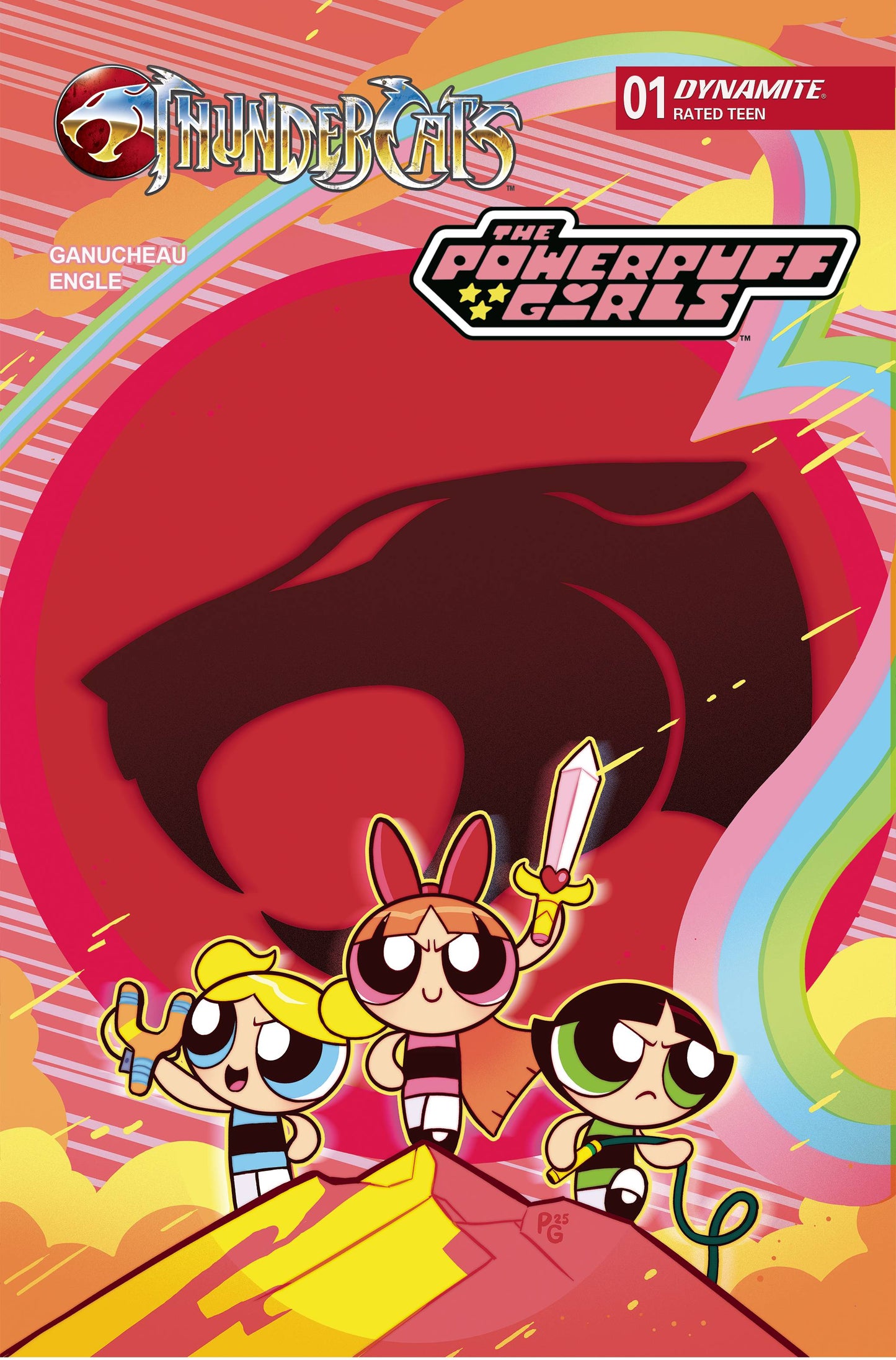 THUNDERCATS POWERPUFF GIRLS #1 CVR A GANUCHEAU (C: 1-0-0)