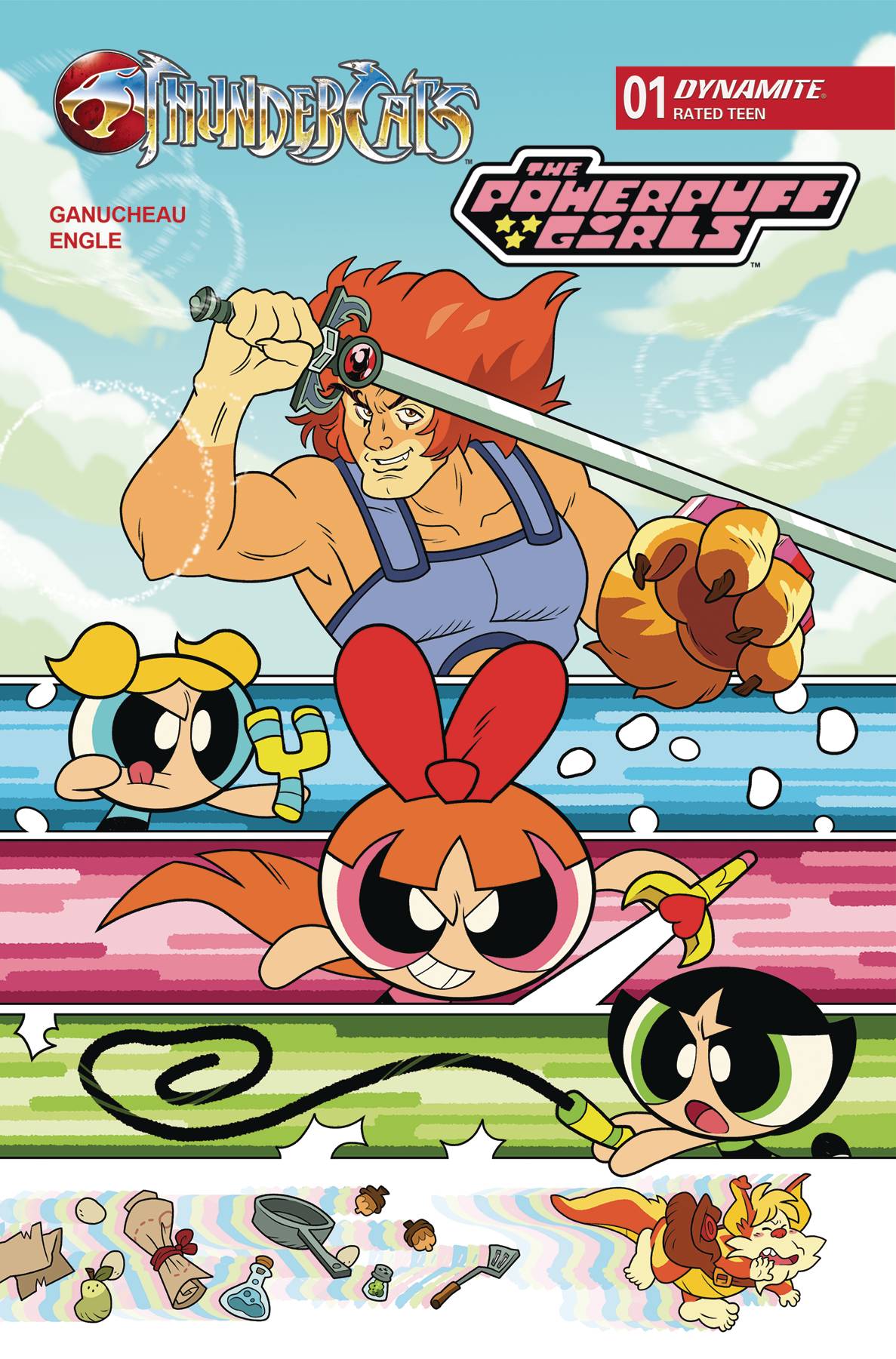 THUNDERCATS POWERPUFF GIRLS #1 CVR B ENGLE (C: 1-0-0)