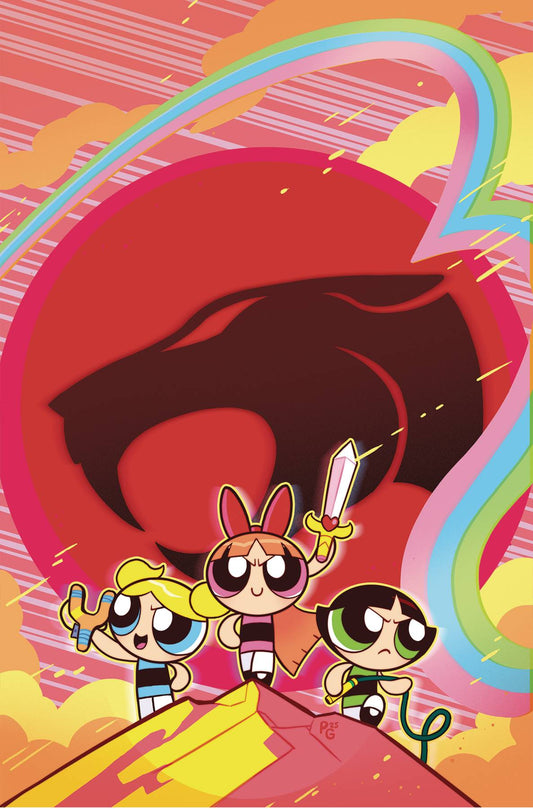 THUNDERCATS POWERPUFF GIRLS #1 CVR H GANUCHEAU HOLOFOIL PREM