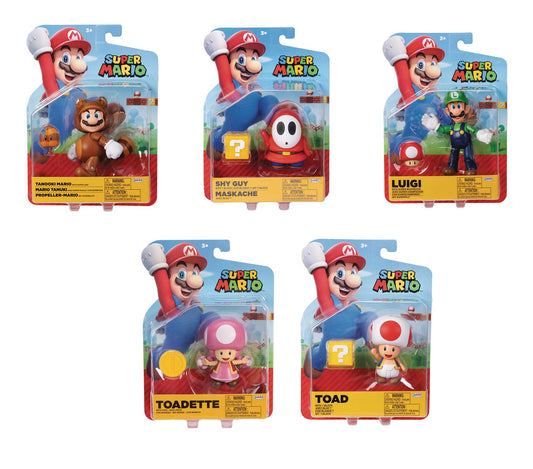 SUPER MARIO 4IN FIGURES WV43 ASST (NET) (C: 1-1-2)