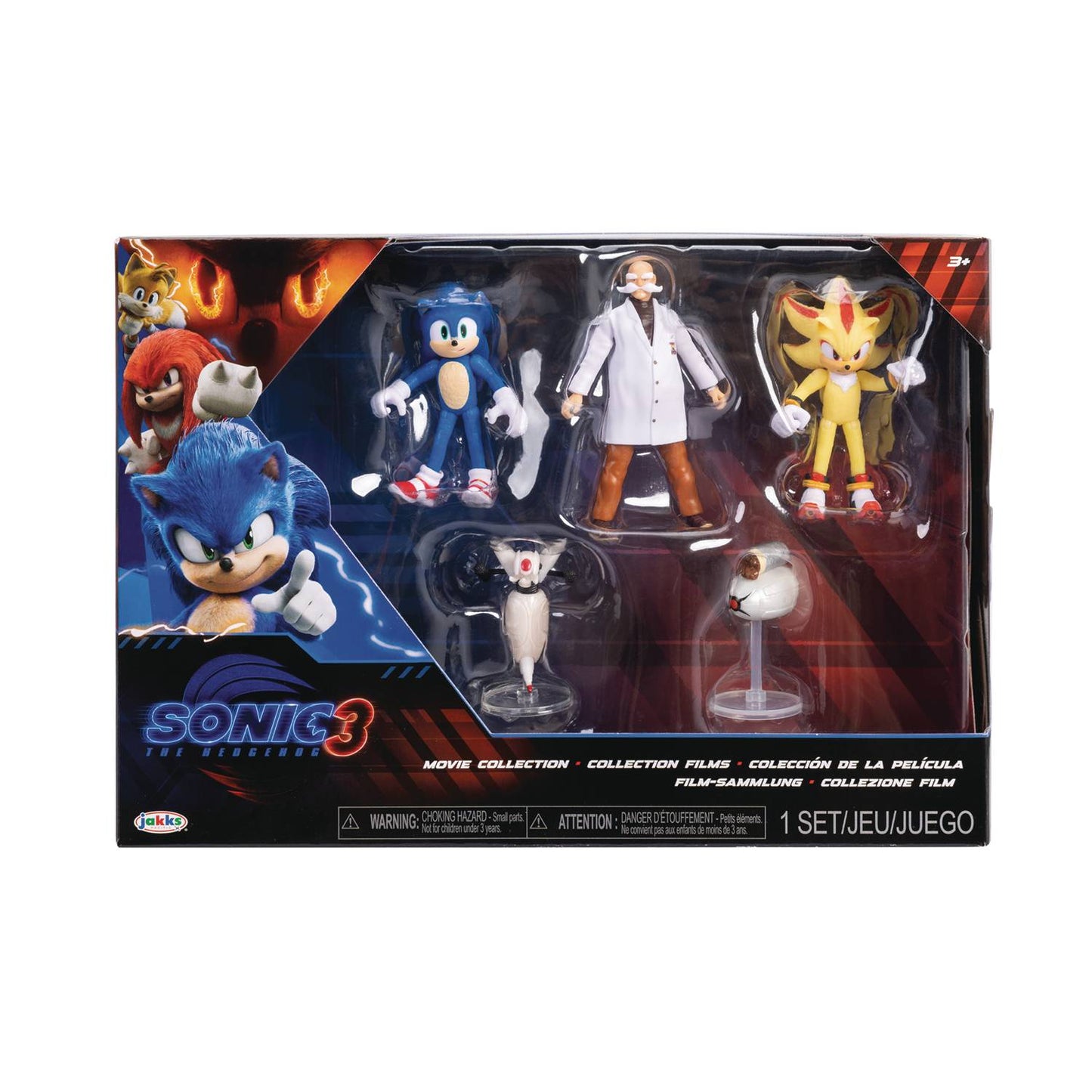 SONIC 3 MOVIE 2-1/2IN FIG WV3 MULTIPACK (NET) (C: 1-1-2)