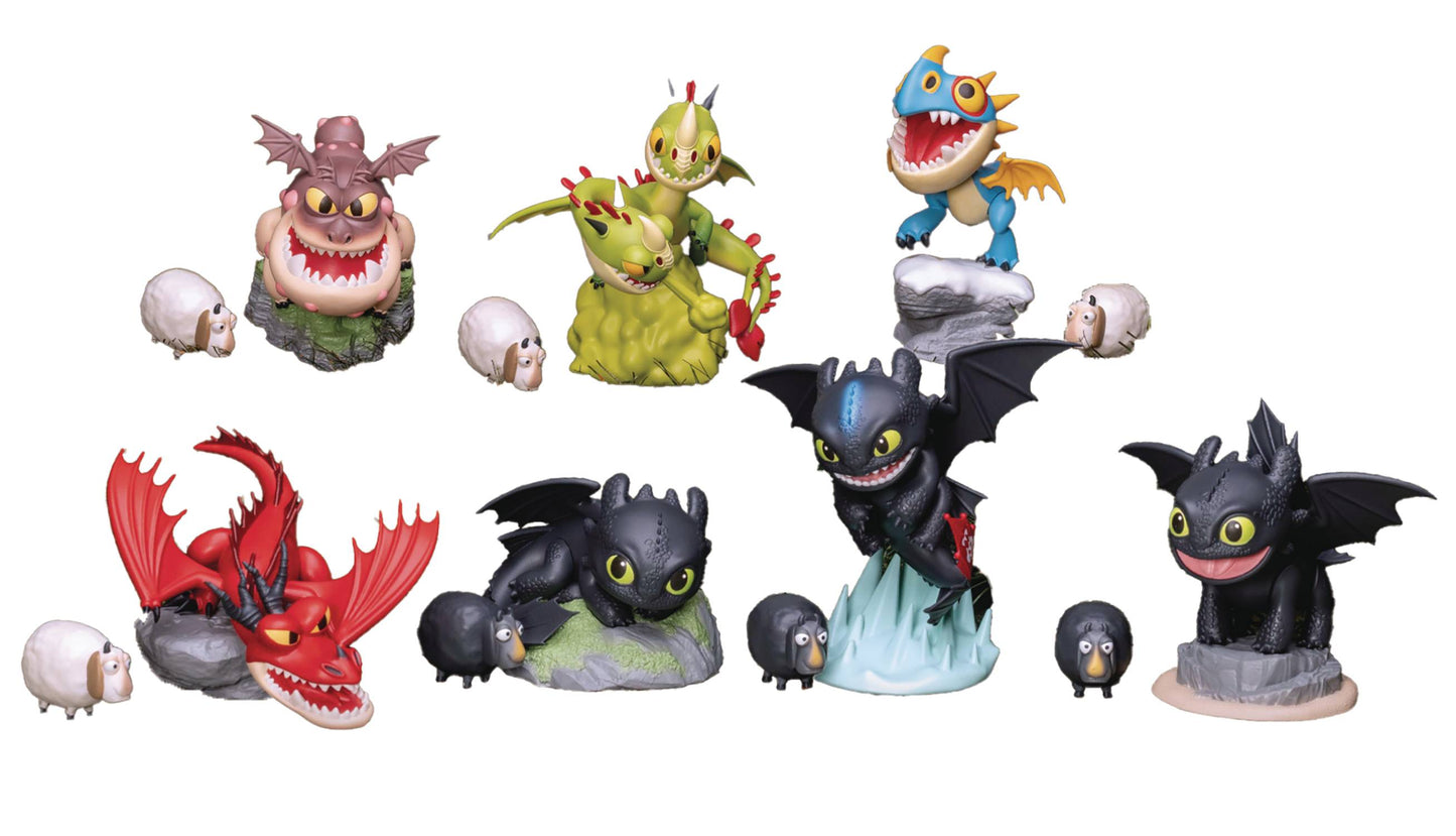HOW TO TRAIN YOUR DRAGON MEA-072 BLIND BOX FIG 6PC SET (NET)