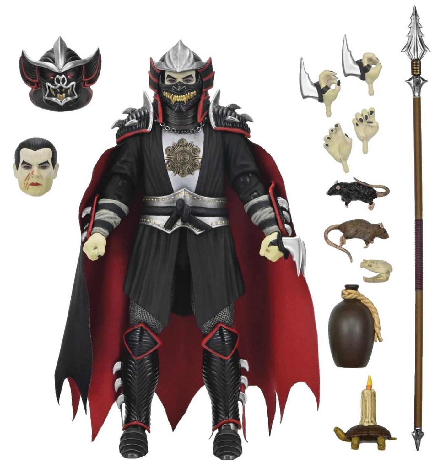 TMNT X UNIVERSAL MONSTERS SHREDDER AS DRACULA 7IN AF (NET) (