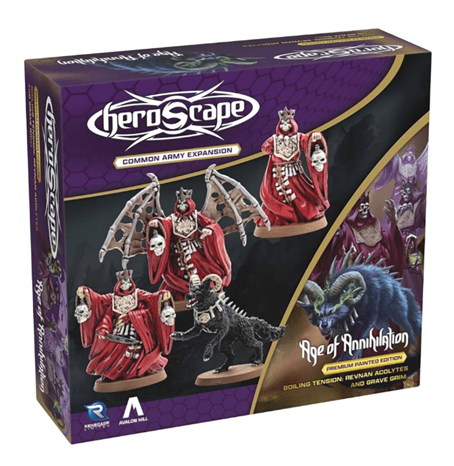 HEROSCAPE REVNAN ACOLYTES & GRAVE GRIM ARMY EXP (C: 1-1-2)
