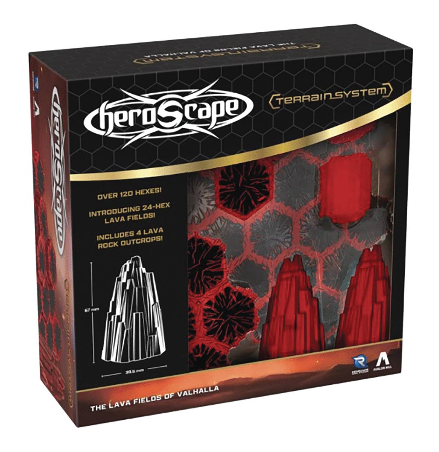 HEROSCAPE THE LAVA FIELDS OF VALHALLA TERRAIN EXP (C: 1-1-2)