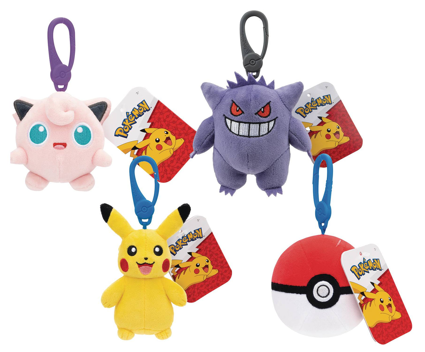 POKEMON 3-1/2IN PLUSH CLIP-ON 12CT ASST (NET) (C: 1-1-2)