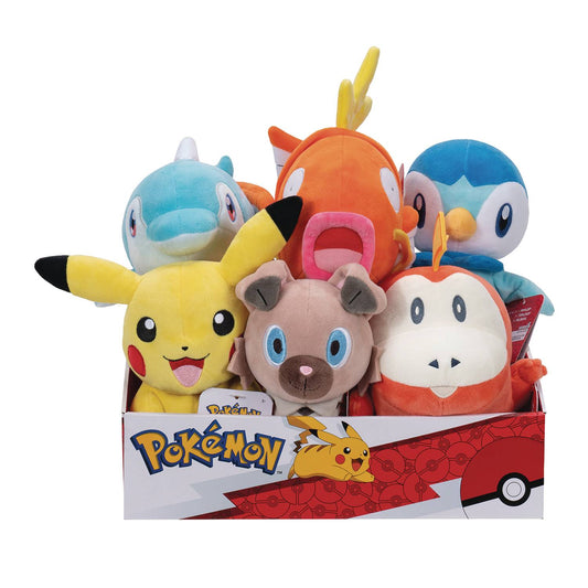 POKEMON 8IN PLUSH 6CT DIS (NET) (C: 1-1-2)