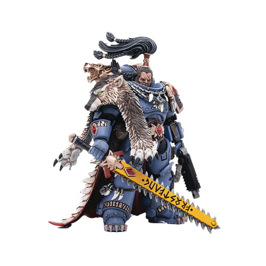 JOYTOY WH 40K SPACE WOLVES RAGNAR BLACKMANE 1/18 AF (NET) (C