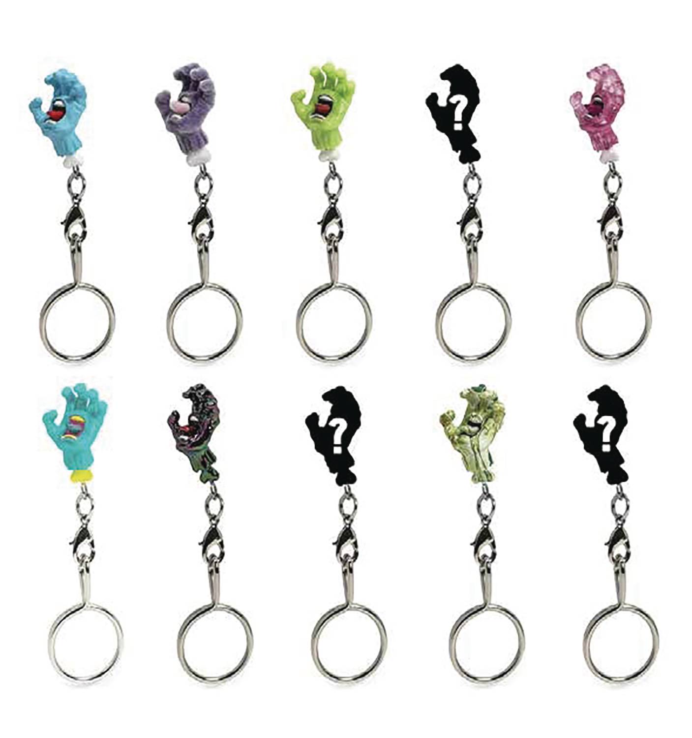 SANTA CRUZ SKATEBOARDS 40TH ANN HAND KEYCHAIN BMB DISP (NET)