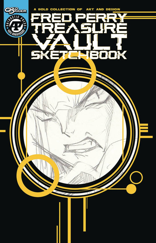 FRED PERRY TREASUE VAULT SKETCHBOOK ONESHOT CVR B GOLD FOIL